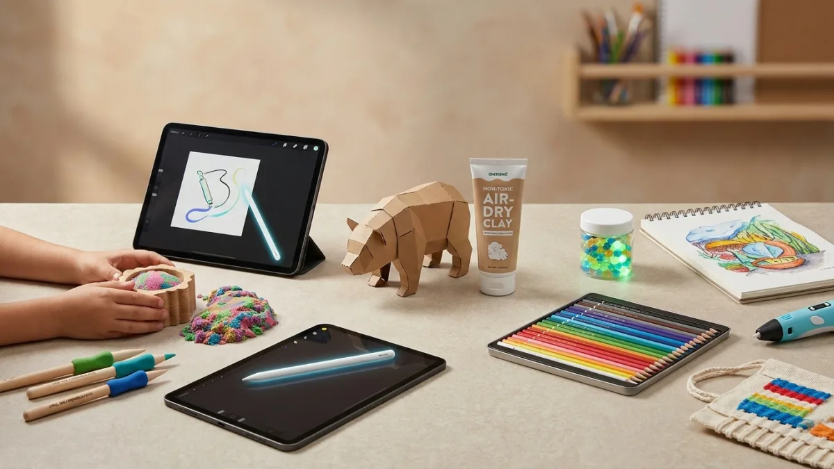 Craft, Art, and Sensory Gifts.